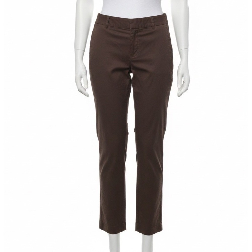 Ralph Lauren Golf Pants‎ Women 6 Brown Classic Golf Fit Chino Trousers Preppy